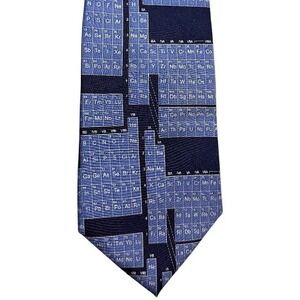 Periodic Table Silk Tie — Josh Bach — Hand Finished in USA